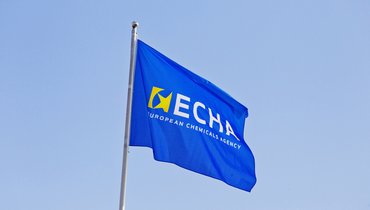 Agency's flag on the office building roof / © European Chemicals Agency 2013